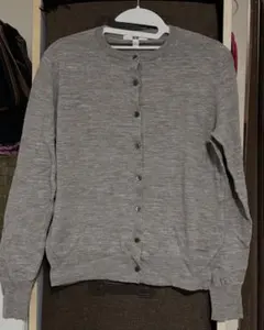 ◾️2着目150円 【UNIQLO】ウールネックカーディガン (訳あり)