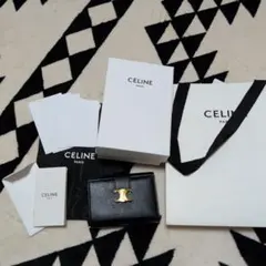 セリーヌ　スモールウォレット　　　　財布　トリオンフ　カーフスキン