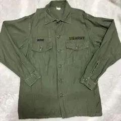 70s US ARMY OG-107 ユーティリティシャツ ヴィンテージ