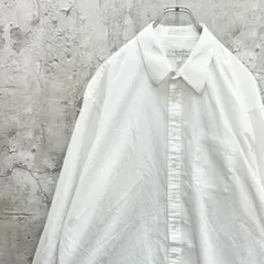 Christian Dior　長袖シャツ　トップス　古着　ホワイト　18