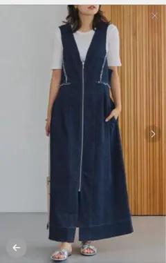 新品タグ付◆2WAYデニムワンピース