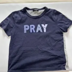 COMME CA ISM PRAY Tシャツ 120A ネイビー