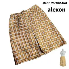 イギリス製 モッズ 幾何学パターン 総柄 スカート alexon 68400のサムネイル