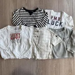 【プティマイン】【アプレレクール】ロンT５枚セット【80】【90】