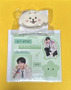 NCT WISH ランダムトイ ステッカー、うちわアクセサリー