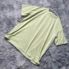 無印良品 吸汗速乾 半袖Tシャツ ライトグリーン Lサイズ 男女兼用