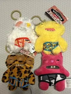 ファグラー　FUGGLER ZURU ４個セット　イエロー　ピンク　レオパード