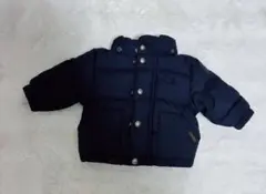 ラルフローレン ネイビー フード付きダウンジャケット 6M 70