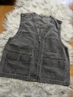 Vest denim jacket