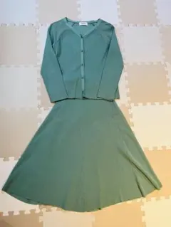 【美品】 Mila Owen ミントスカートセットアップ Sサイズ