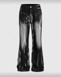 フレアデニム M ブラック