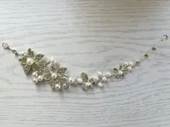 ヘアアクセサリー　ヘッドドレス ウェディング　花