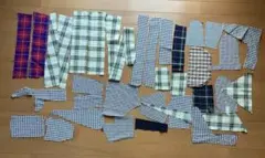 B20 チェック柄はぎれセット