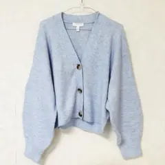 美品 H&M ショート丈ニットカーディガン