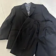 グレーシャツとブラックスーツセット　キッズ　男の子　120 入学式