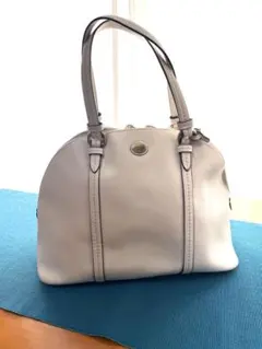 【未使用ショルダーベルト付】COACH ホワイト ハンドバッグ
