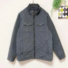 【PGAツアー】 中綿 2way ゴルフジャケット M ベスト可 グレー