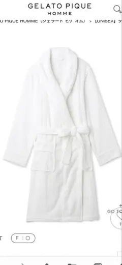 【新品未使用】ジェラートピケ・バスローブ