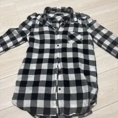 H&M チェック柄 長袖シャツ M