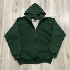 90s PLUMA ダブルフェイス サーマル ジップ パーカー XL グリーンのサムネイル