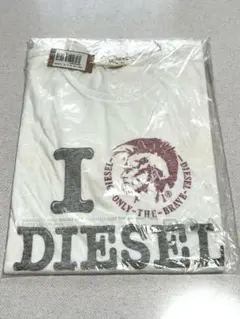 【新品】 DIESEL Tシャツ XL モヒカン 白 I LOVE DIESEL