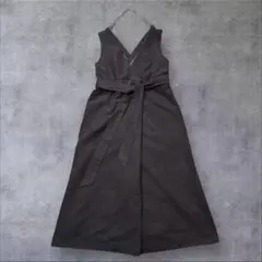 ★美品◆アーバンリサーチロッソ◆ VネックストレートワンピースCG