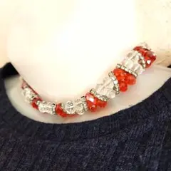 アンティーク調　ヴィンテージ風　ビーズチョーカー