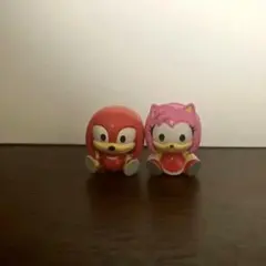 ソニック SONIC バスボール フィギュア ナックルズ エミー