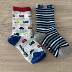 【mikihouse】【新品未使用】ボーイズ靴下(15-17cm)