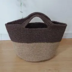 麻ひもバッグ ハンドメイド