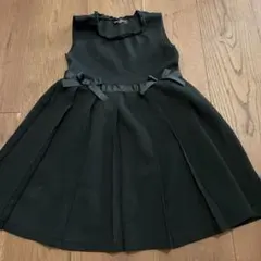 ★値下げしました★黒　ブラック　キッズ　120 ワンピース