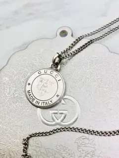 超美品】GUCCI ペンダント トップ925＋社外チェーン 男女兼用 - メルカリ