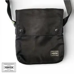 未使用級 PORTER ポーター UNIT ユニット ショルダーバッグ ブラック