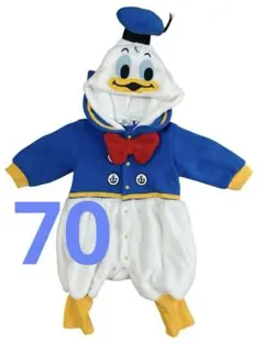 【美品】　Disney ディズニー　着ぐるみ　ドナルド ロンパース　70 仮装