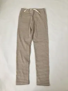 【130cm】 アプレレクール　リブレギンス　ボーダー