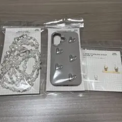 iPhone 16用 ケース ストラップ ホルダー 3点セット