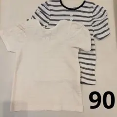 子供服半袖2枚セットサイズ90女の子　FOインターナショル
