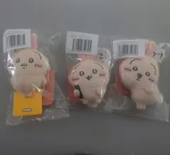 ちいかわ うさぎだらけくじ　E賞 ぬいぐるみバッジ　3種セット ①