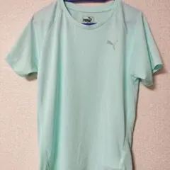 PUMA メッシュ Tシャツ L ミントグリーン