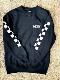 VANS クルーネック スウェット S 黒