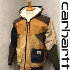 希少 1点モノ Carhartt カーハート ツギハギ ダックパーカー - メルカリ