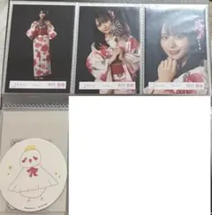 櫻坂46 中川智尋 生写真 まとめ売り 櫻坂カフェ コースター付き 浴衣