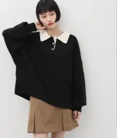 【NOGLE/ノグル】オーバーポロニット