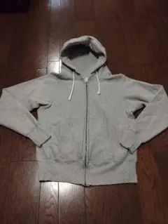 Champion　リバースウィーブ　パーカー　S　赤タグ　グレー　USA製　希少