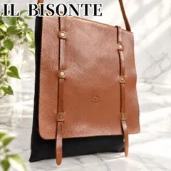 IL BISONTE イルビゾンテ レザー ショルダー クロスボディ イタリア製