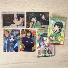 薬屋のひとりごと　クリアカードコレクション　壬氏　猫猫　李白　梨花妃 4枚