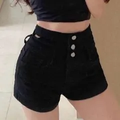 ハイウエスト ショートパンツ
