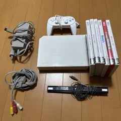 【動作確認済】wii 本体、周辺機器、ソフト6本
