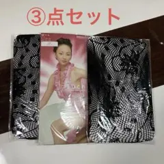 新品✨ブラック ストッキング M~L&編みタイツ❤︎③点セット