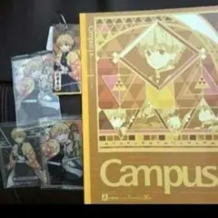 鬼滅の刃　我妻善逸　Campusノート　ウエハースカード　単語帳